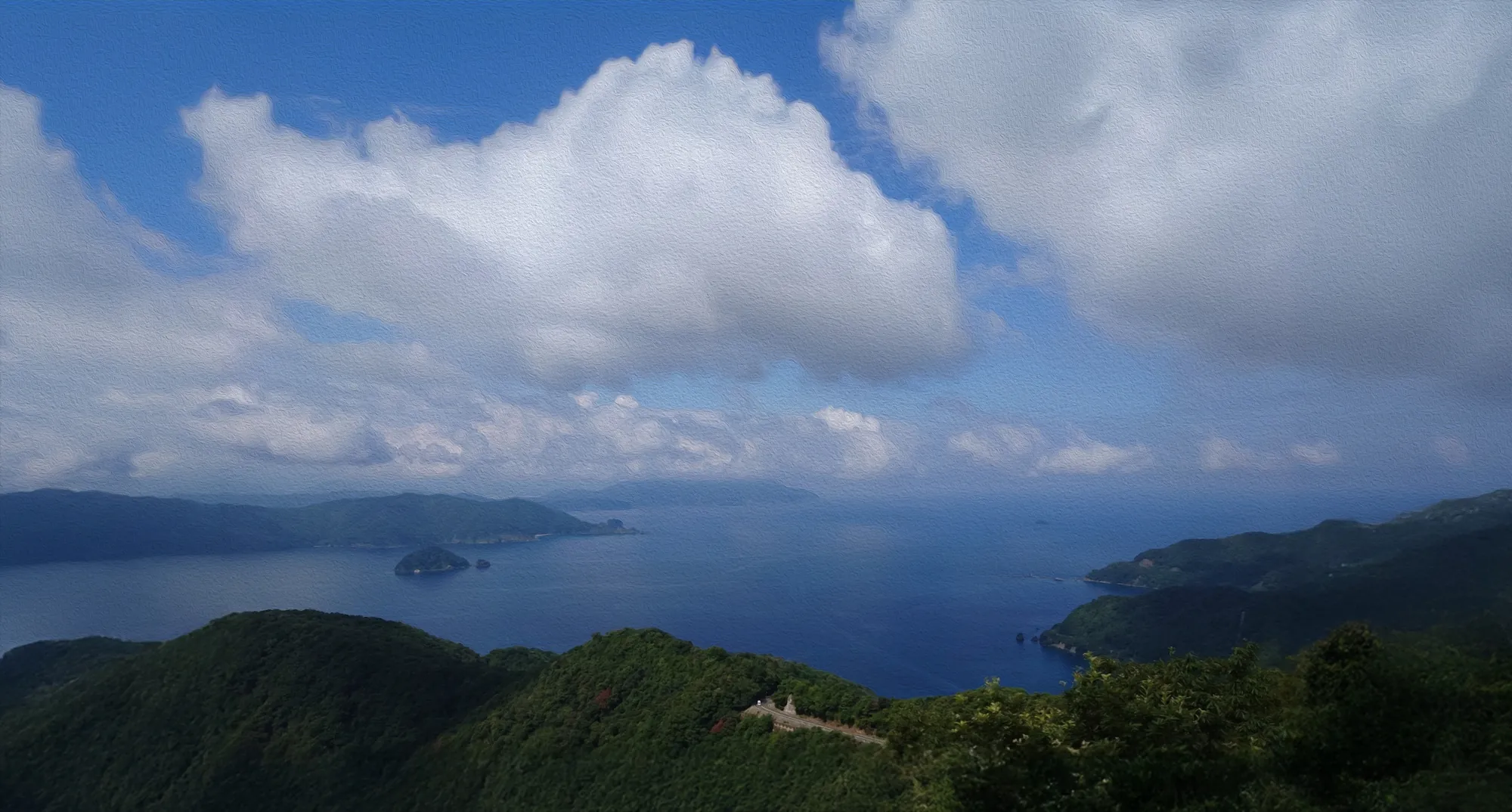 お菓子ブランドSIHOの背景となる福井県小浜市の清らかで美しい風景